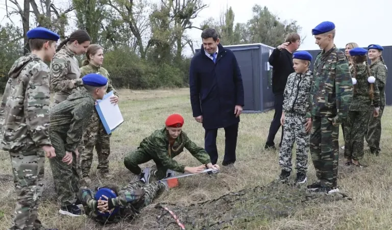 В лагере «Тополёк» под Усть-Лабинском открыли военно-тактическую полосу